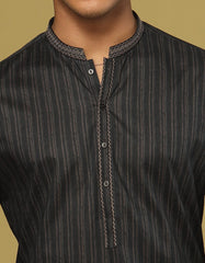 DEEP GREEN COTTON KURTA | JTK-S-41155