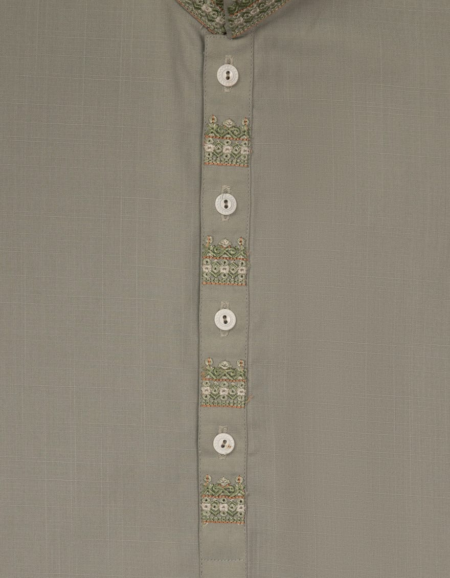 cement-green-semi-formal-kurta-trousers-jckpa42123