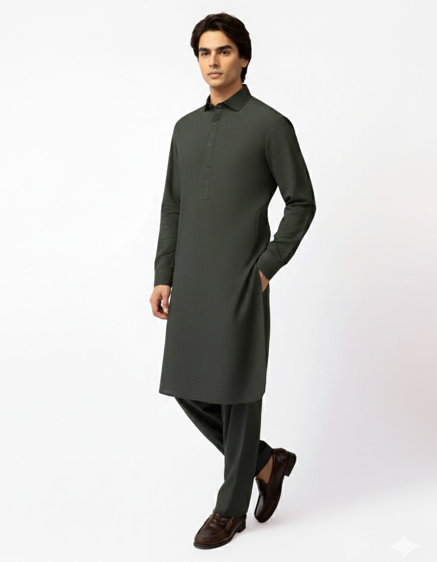 dark-green-cotton-casual-kameez-shalwar-jtksa42126