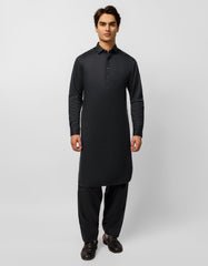 DARK GREEN CASUAL KAMEEZ SHALWAR