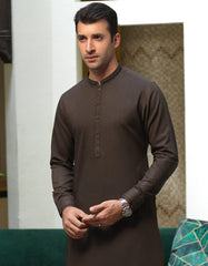 BROWN BLENDED KAMEEZ SHALWAR | JJKS-A-42248