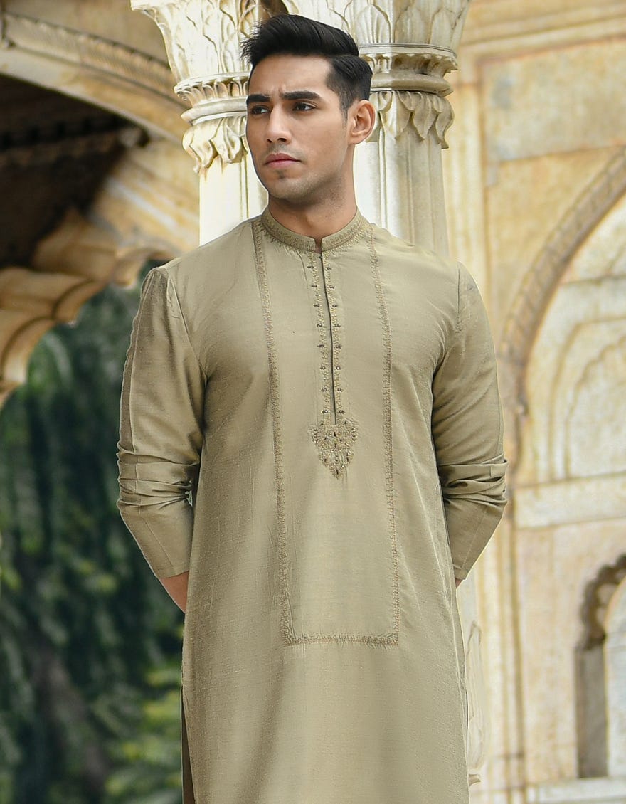BRASS BLENDED SPECIAL KURTA | JJK-SP-42299