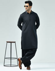 BLACK KAMEEZ SHALWAR | JJKS-A-42389