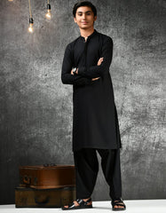 BLACK KAMEEZ SHALWAR | JTKS-A-43015