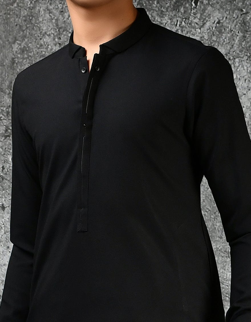 BLACK KAMEEZ SHALWAR | JTKS-A-43015