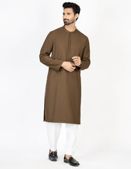 BROWN BLENDED KURTA | JJK-A-43057