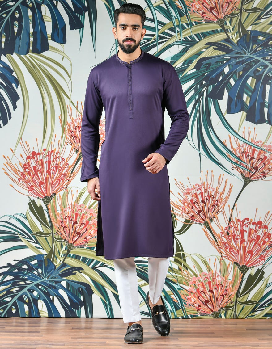 PURPLE KURTA | JJK-43141