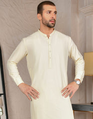 CREAM BLENDED KAMEEZ SHALWAR | JJKS-A-44034