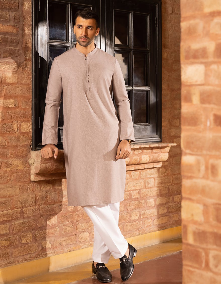 LIGHT MAUVE KURTA | JJK-A-44045