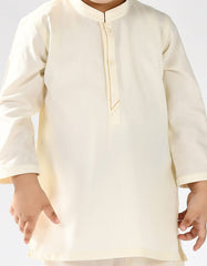 CREAM BLENDED KAMEEZ SHALWAR | JJIKS-A-44075