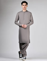 GREY BLENDED KAMEEZ SHALWAR | JTKS-A-46513
