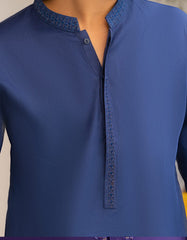 BLUE COTTON KURTA | JCK-A-46552