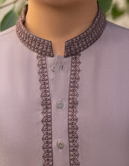CHESTNUT BROWN BLENDED KAMEEZ SHALWAR | JCKS-A-46553