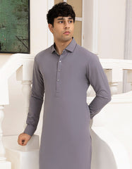 GREY BLENDED KAMEEZ SHALWAR