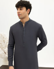 GREY BLENDED KAMEEZ SHALWAR