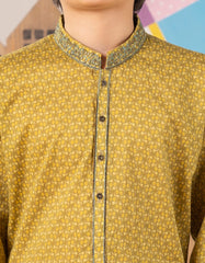 LEMON YELLOW COTTON KURTA