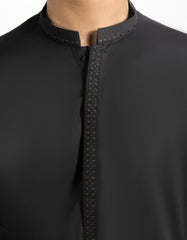 BLACK BLENDED KAMEEZ SHALWAR