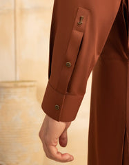 BROWN BLENDED KAMEEZ SHALWAR | JJKS-A-47380
