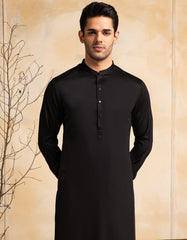 BLACK BLENDED CASUAL KAMEEZ SHALWAR