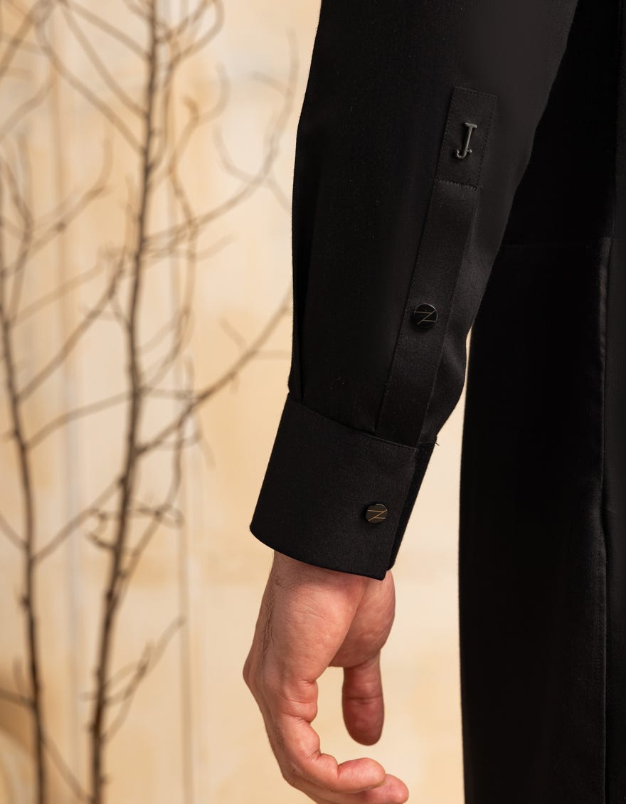 BLACK BLENDED CASUAL KAMEEZ SHALWAR