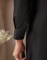 BLACK BLENDED CASUAL KAMEEZ SHALWAR