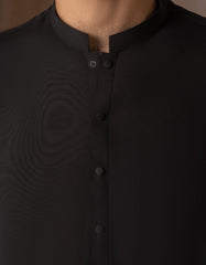 BLACK BLENDED CASUAL KAMEEZ SHALWAR