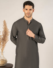 DENIM BLACK COTTON CASUAL SHORT KURTA