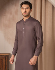 DUL PURPLE BLENDED CASUAL KAMEEZ SHALWAR
