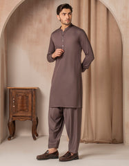 DUL PURPLE BLENDED CASUAL KAMEEZ SHALWAR
