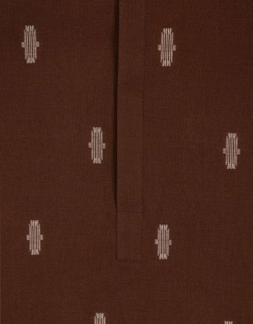 brown-cotton-semi-formal-kurta-jjks47602