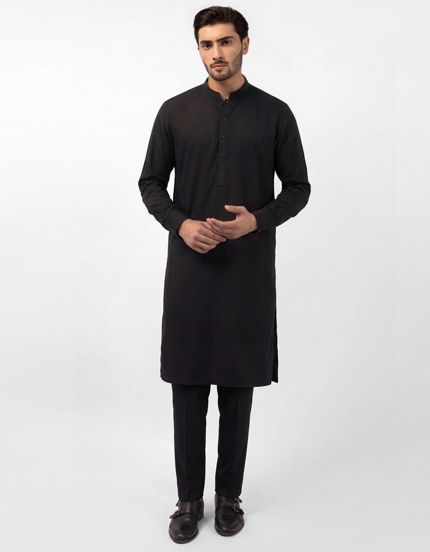 black-cotton-plain-kurta-trousers-jjkpa47622