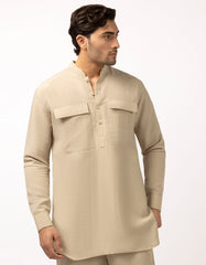 beige-casual-short-kurta-trousers-jjshkpa47704