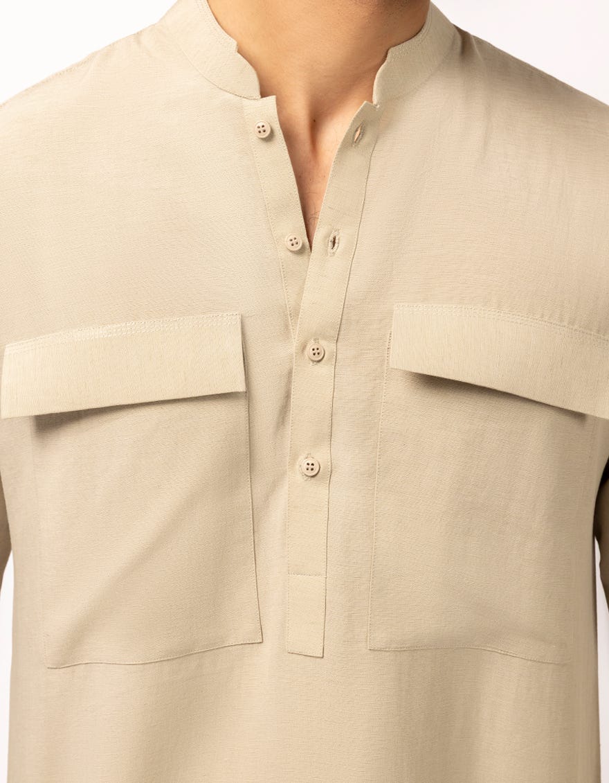 beige-casual-short-kurta-trousers-jjshkpa47704