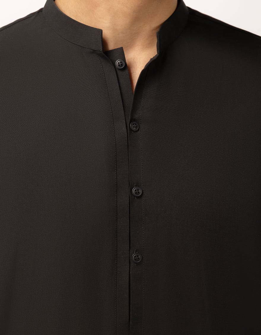 black-casual-short-kurta-trousers-jjshkpa47711