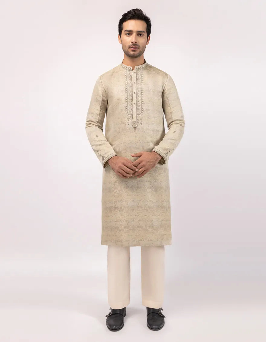 DULL GOLD FORMAL KURTA