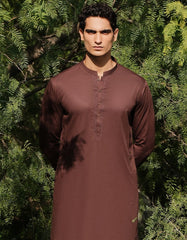 BROWN BLENDED KAMEEZ SHALWAR | JJKS-A-50019
