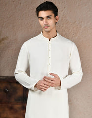 CREAM BLENDED KAMEEZ SHALWAR | JJKS-A-50034