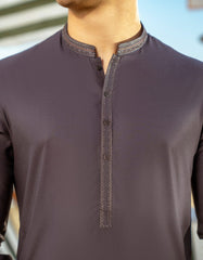 GREY BLENDED KAMEEZ SHALWAR | JTKS-A-50038