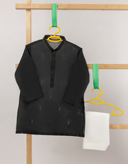 BLACK BLENDED SEMI-FORMAL KAMEEZ SHALWAR