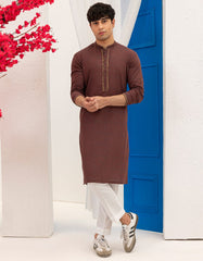 MAROON COTTON KURTA