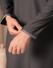 GREY BLENDED FORMAL KURTA