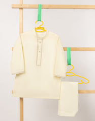 CREAM BLENDED SEMI-FORMAL KAMEEZ SHALWAR