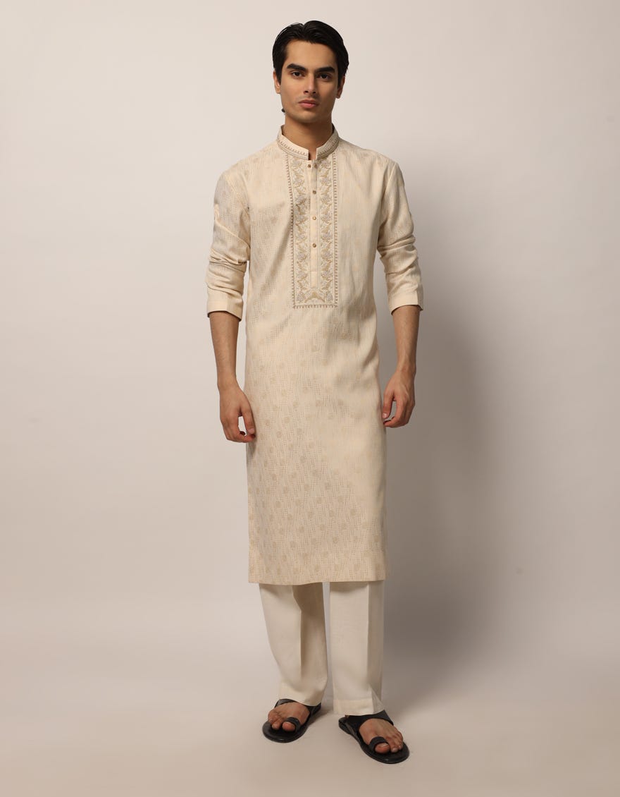 DULL GOLD FORMAL KURTA