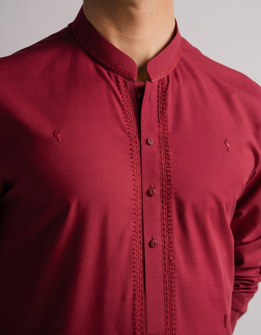 burgundy-cotton-formal-kurta-trousers-jjkpa50608
