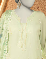 FEROZI LAWN EMBROIDERED UNSTITCHED 3PC | JLAWN-S-25-824