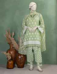 GREEN LAWN EMBROIDERED UNSTITCHED 3PC