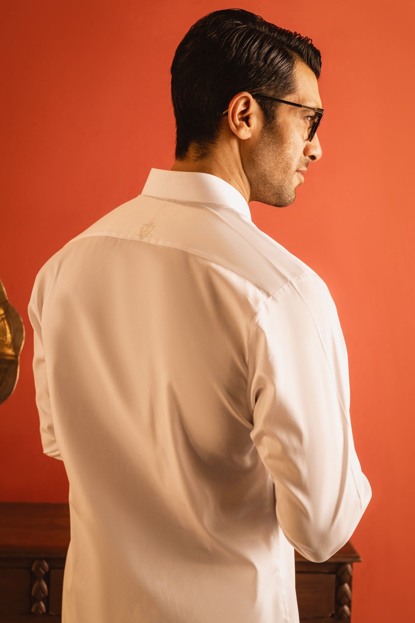 BARCELONA - WHITE COTTON KURTA TROUSER