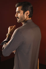 BELGIUM - BROWN COTTON KURTA TROUSER