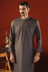 BELGIUM - BROWN COTTON KURTA TROUSER