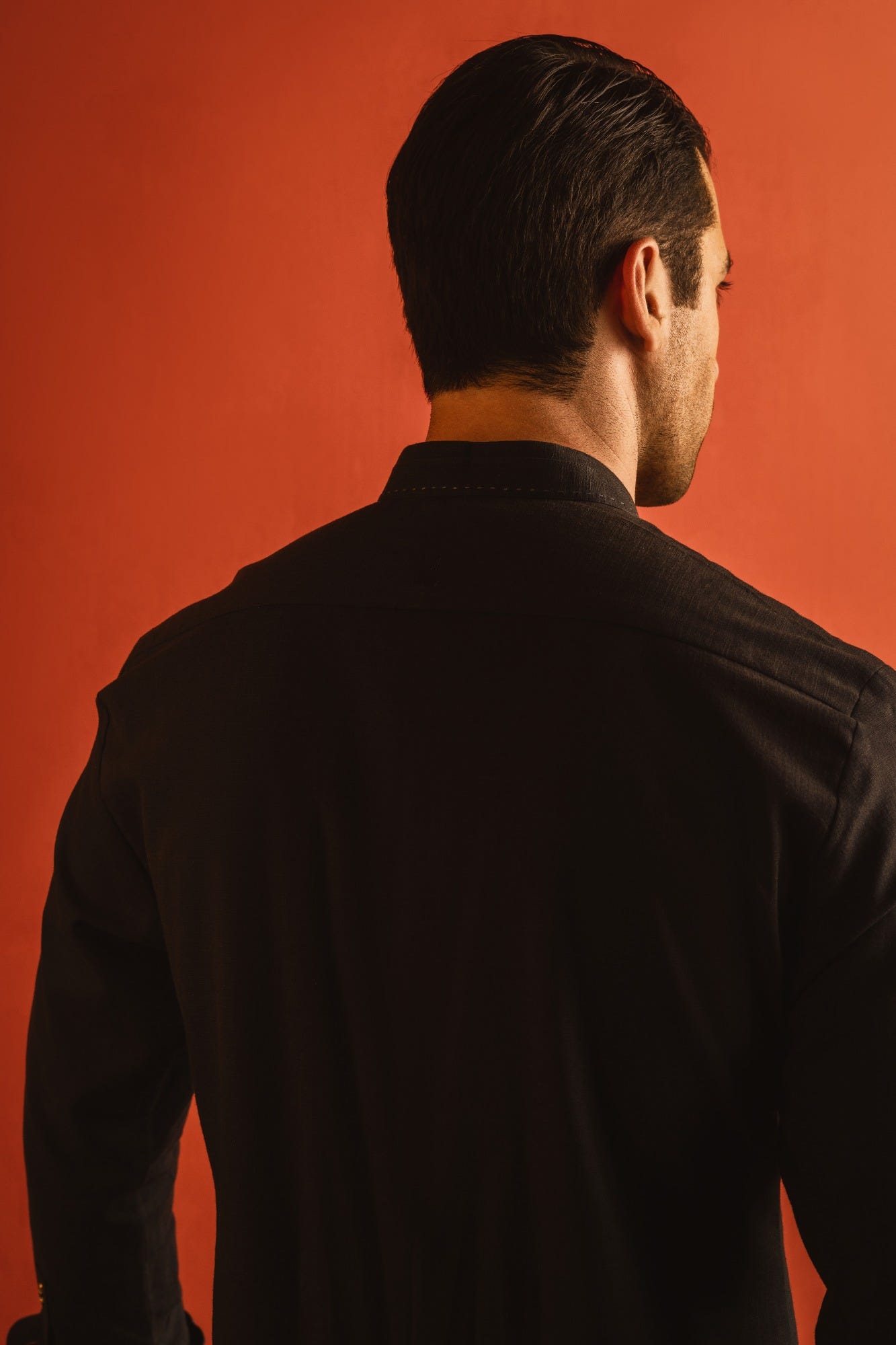 BERLIN - BLACK COTTON KURTA TROUSER
